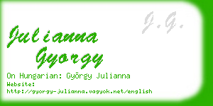 julianna gyorgy business card